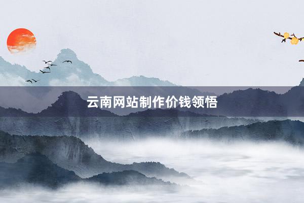 云南网站制作价钱领悟